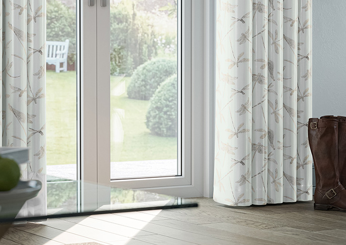 Dragonflies, Pale Blue - Made to Measure Curtains - Image 5